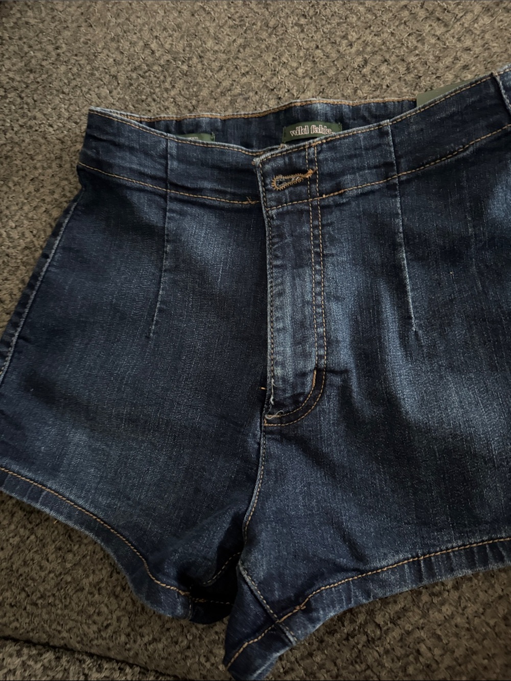 wild fable Dark Indigo High-Rise Denim Shorts